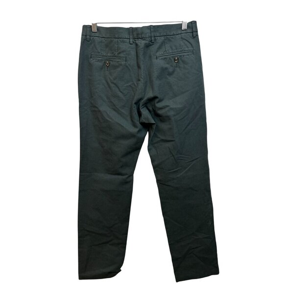 SPIER & MACKAY Slim Fit Green Chinos Mens Size 32 Cotton Blend Casual Pants - Picture 11 of 11
